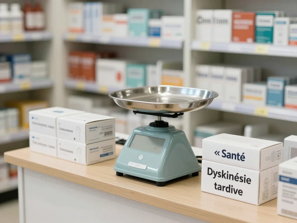 Contexte professionnel illustrant « Dyskinésie tardive »