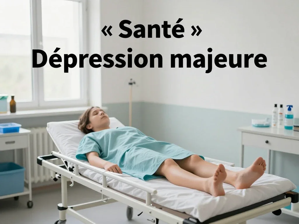 Contexte professionnel illustrant « Dépression majeure »