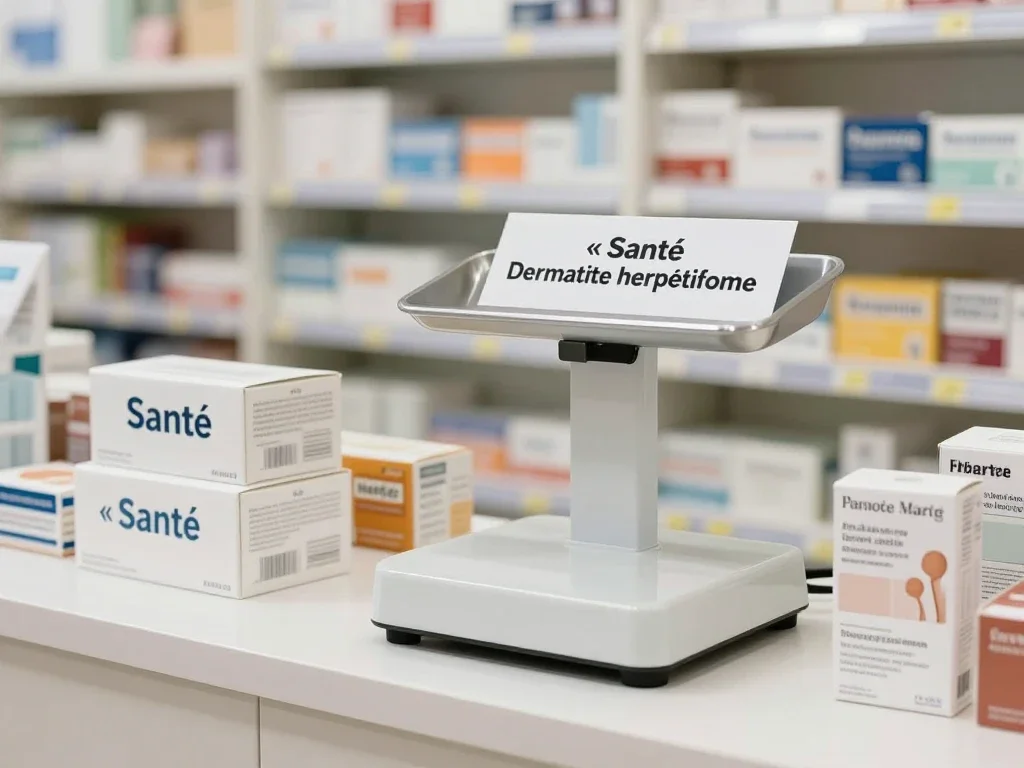 Contexte professionnel illustrant « Dermatite herpétiforme »