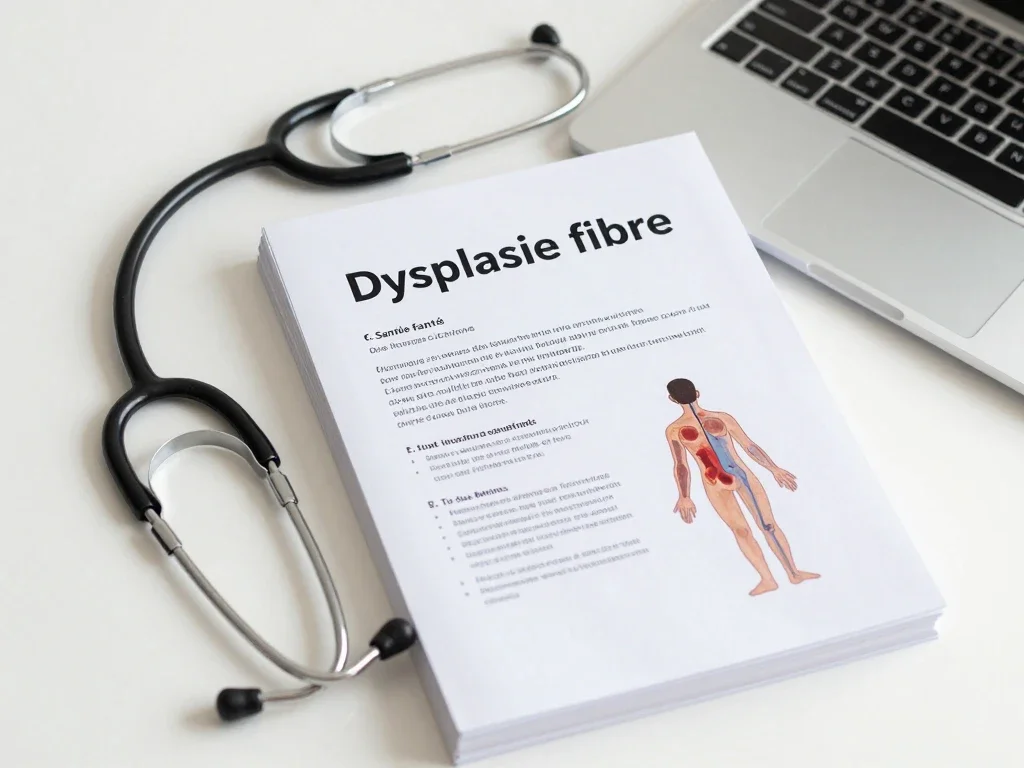 Contexte professionnel illustrant « Dysplasie fibreuse »