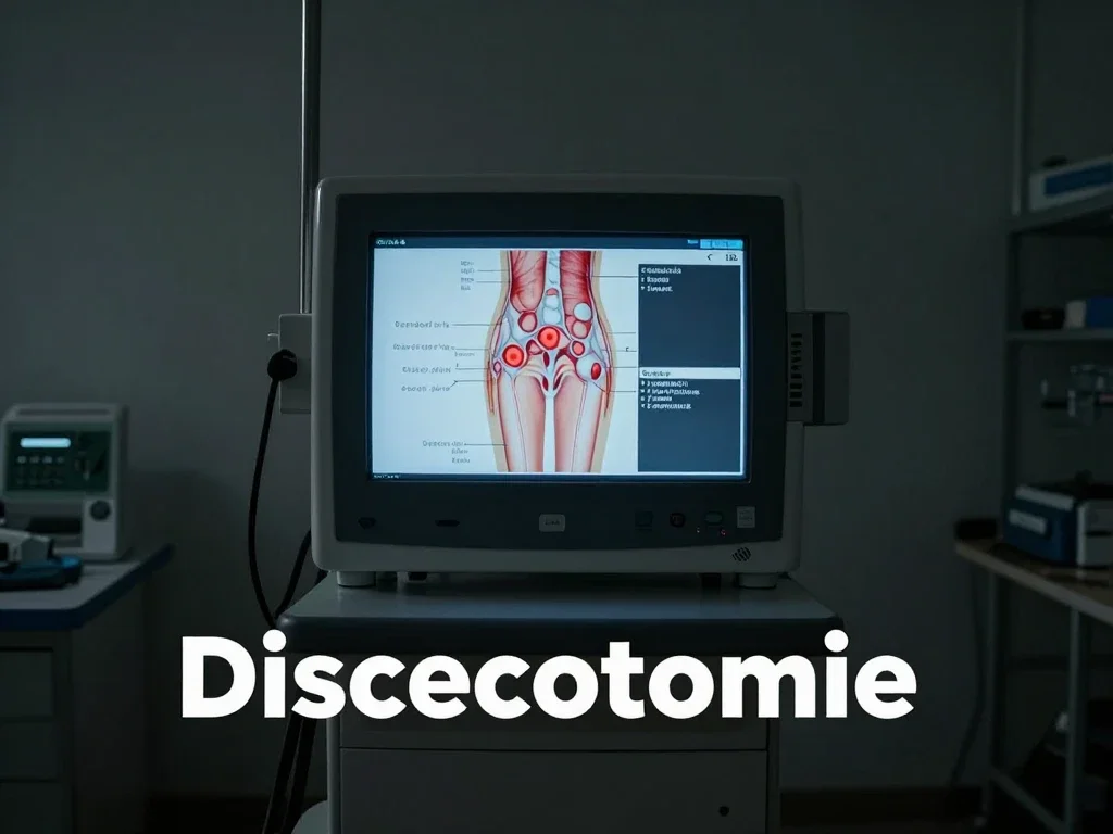 Contexte professionnel illustrant « Discectomie »