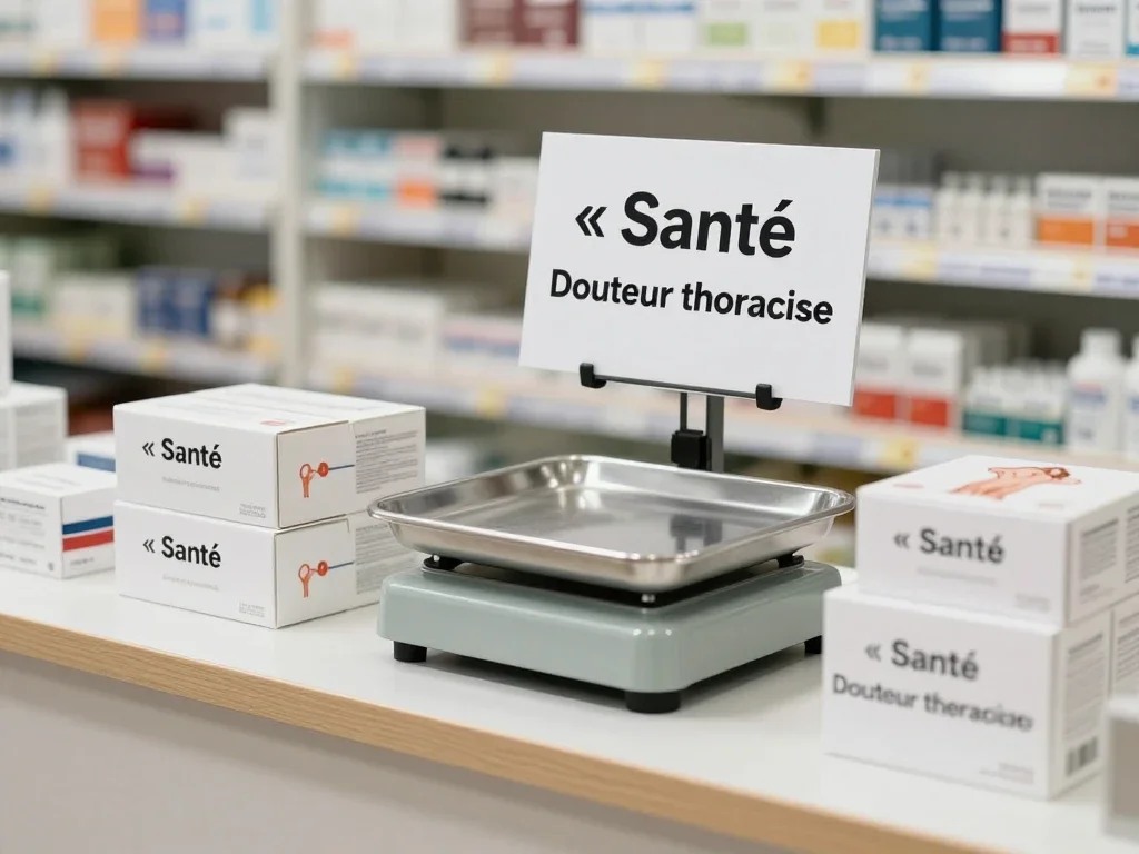 Contexte professionnel illustrant « Douleur thoracique »