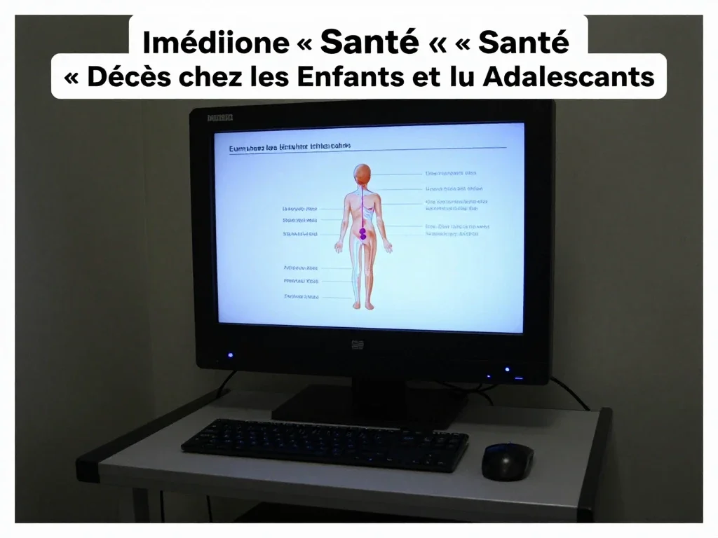 Contexte professionnel illustrant « Décès chez les Enfants et les Adolescents »