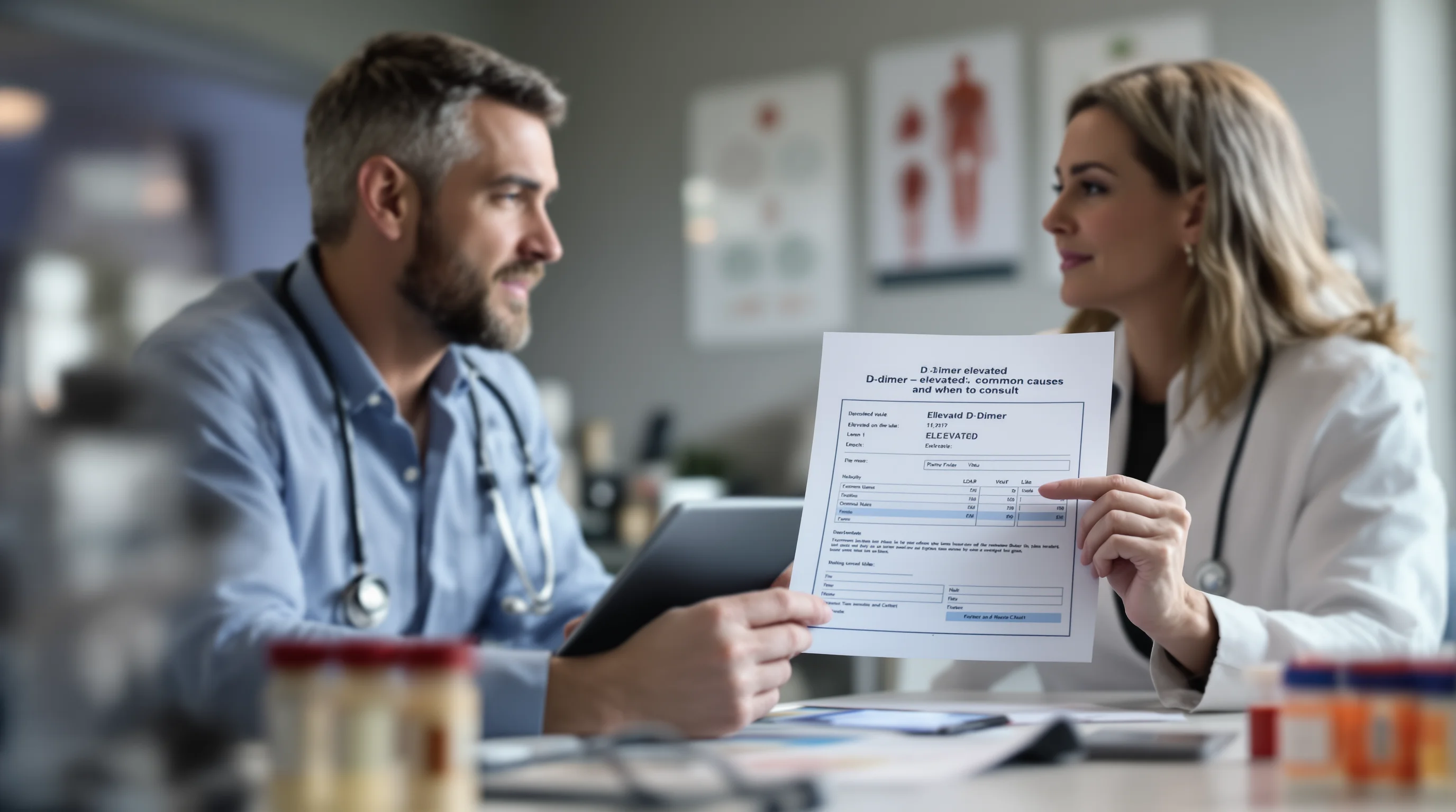 D dimeres eleves causes : les facteurs fréquents et quand consulter ?