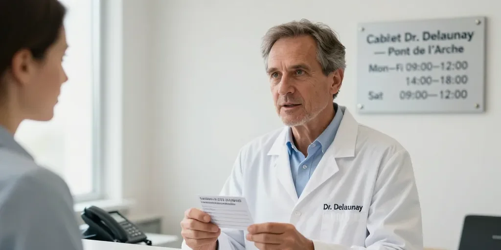Docteur Delaunay Pont de l'Arche : le numéro et horaires pour RDV ?