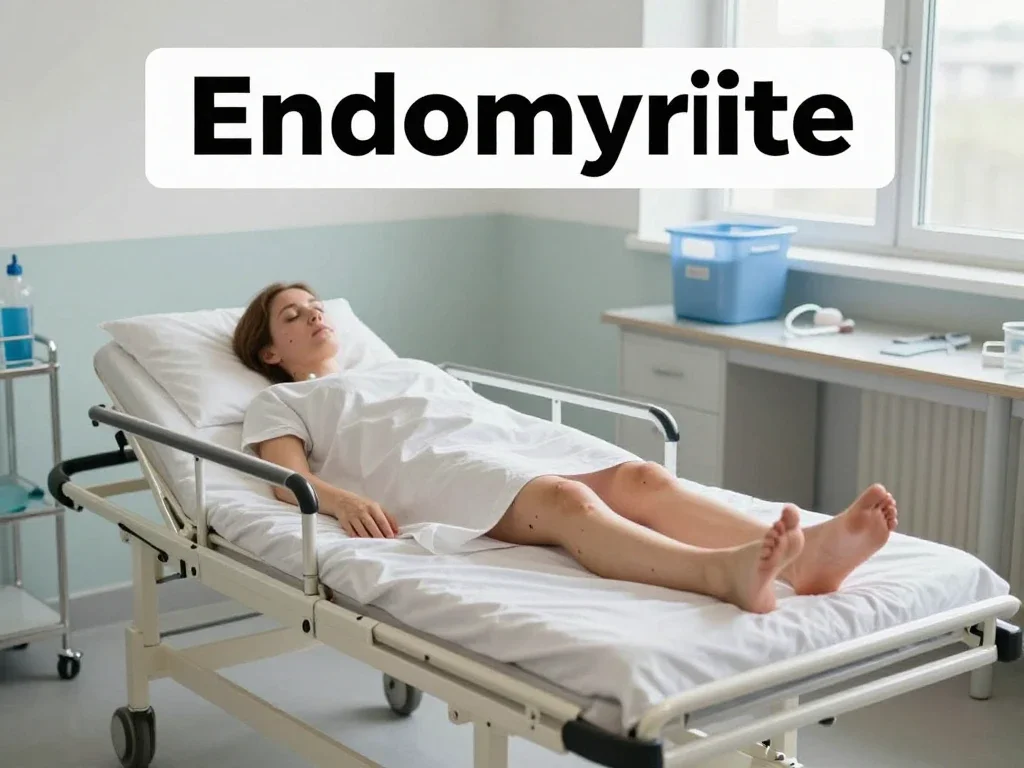 Contexte professionnel illustrant « Endométrite »