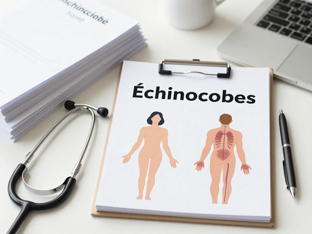 Contexte professionnel illustrant « Échinocoques »