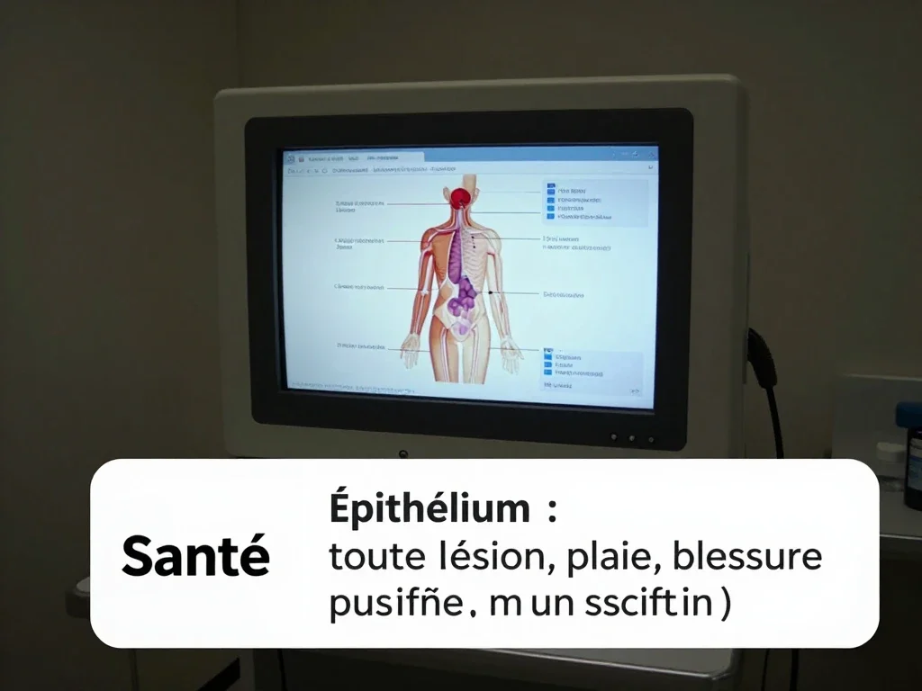 Contexte professionnel illustrant « Épithélium »