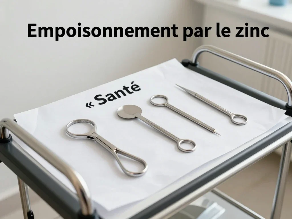 Contexte professionnel illustrant « Empoisonnement par le zinc »