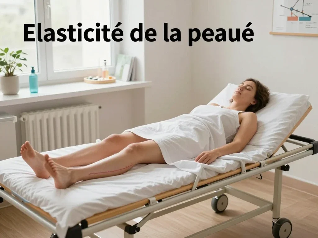 Contexte professionnel illustrant « Elasticité de la peau »