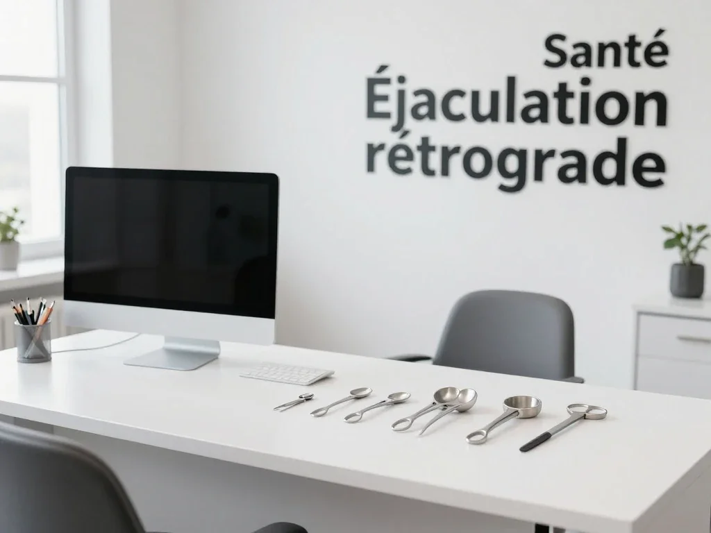 Contexte professionnel illustrant « Éjaculation rétrograde »