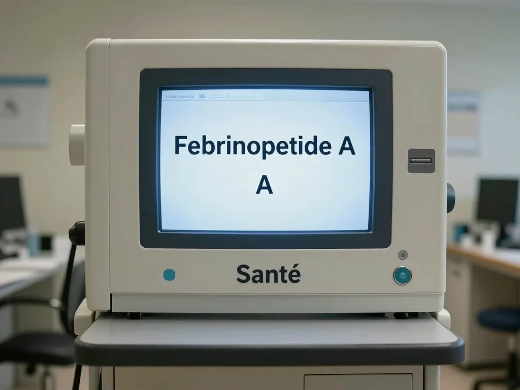 Contexte professionnel illustrant « Fibrinopeptide A »