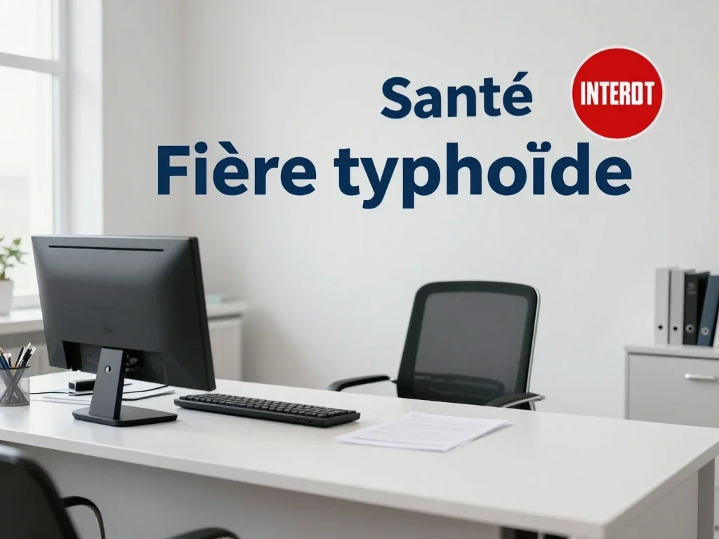 Contexte professionnel illustrant « Fièvre typhoïde »