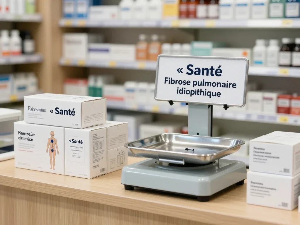 Contexte professionnel illustrant « Fibrose pulmonaire idiopathique »