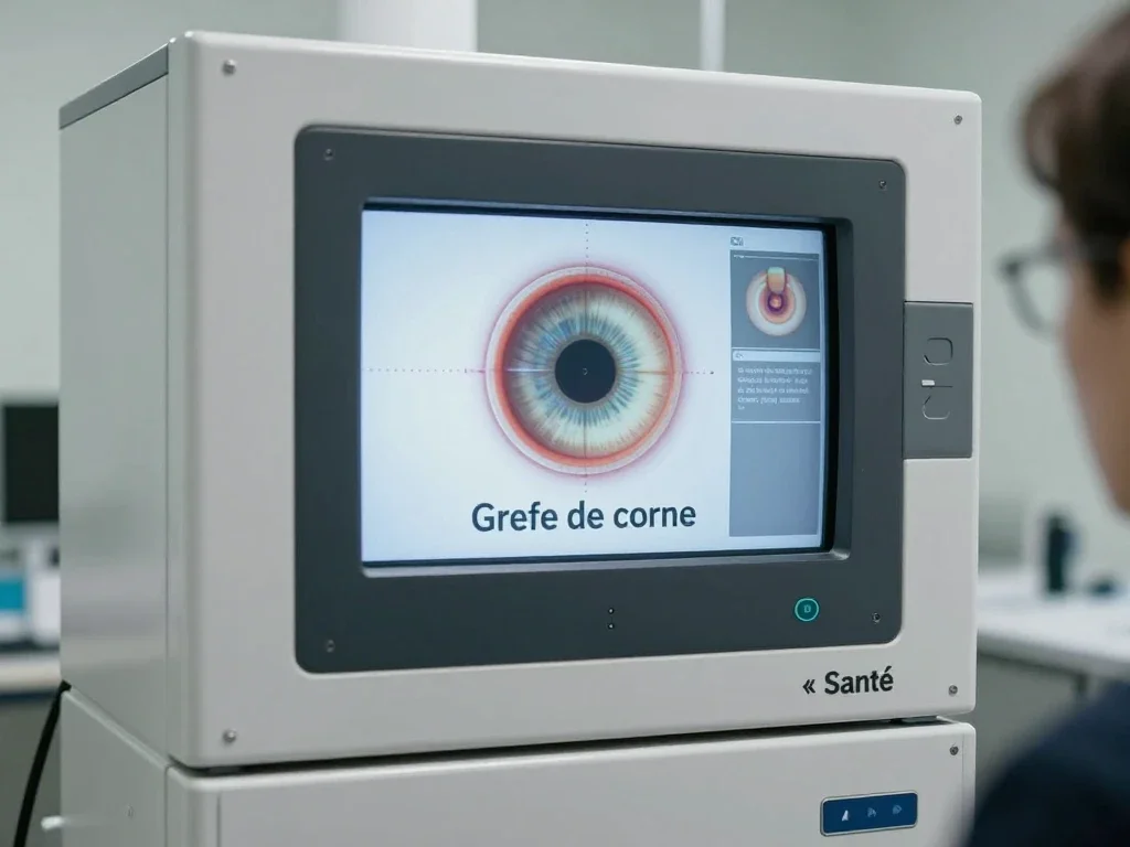 Contexte professionnel illustrant « Greffe de cornée »