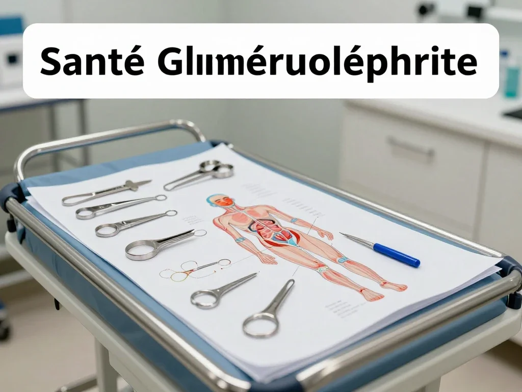 Contexte professionnel illustrant « Glomérulonéphrite »