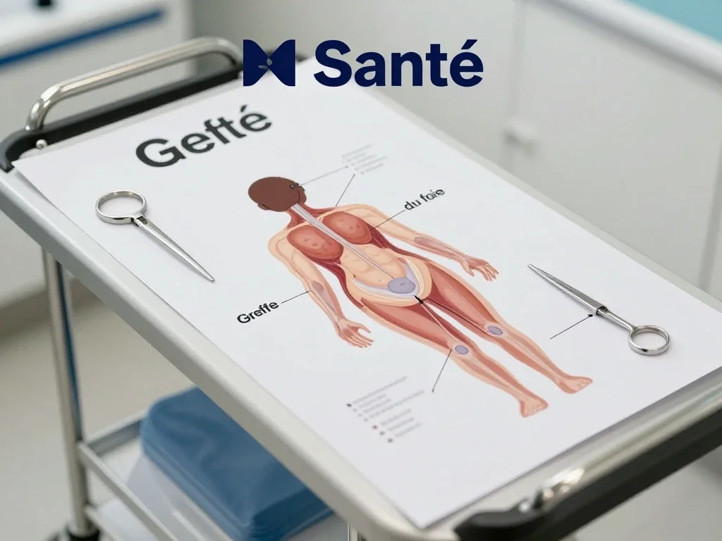Contexte professionnel illustrant « Greffe du foie »