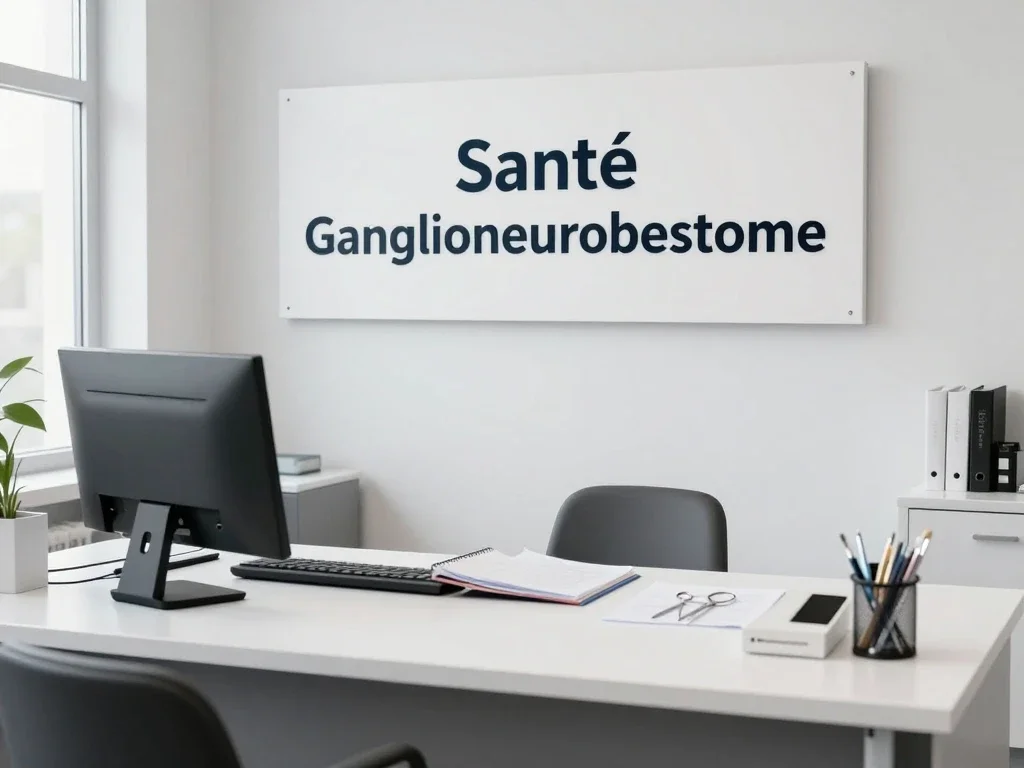 Contexte professionnel illustrant « Ganglioneuroblastome »