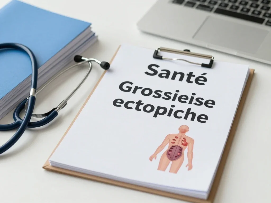 Contexte professionnel illustrant « Grossesse ectopique »