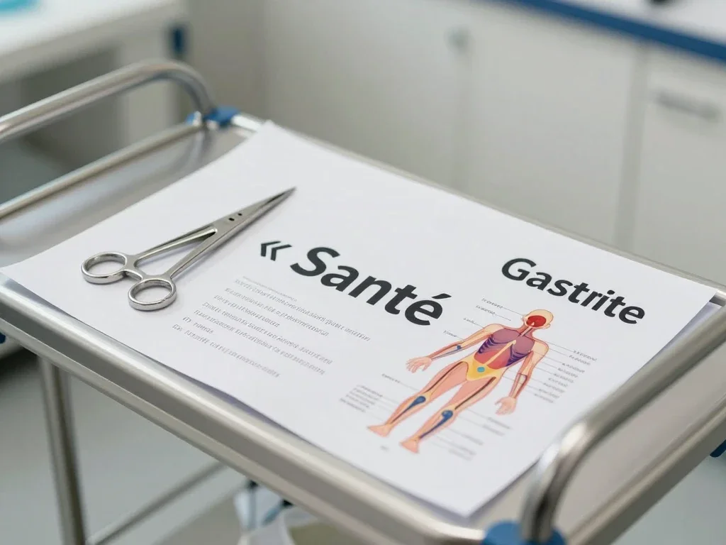 Contexte professionnel illustrant « Gastrite »
