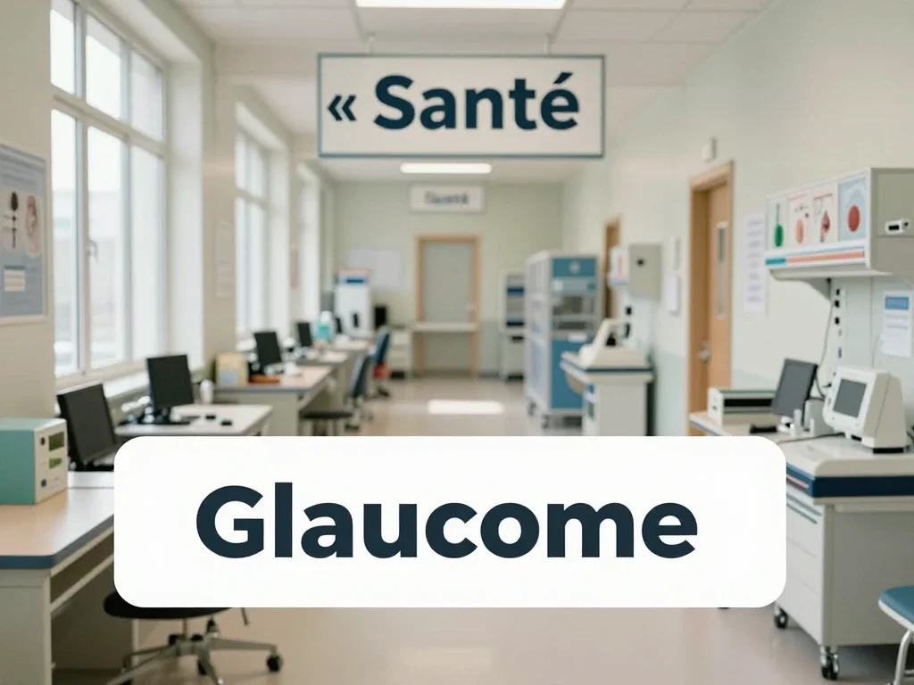 Contexte professionnel illustrant « Glaucome »