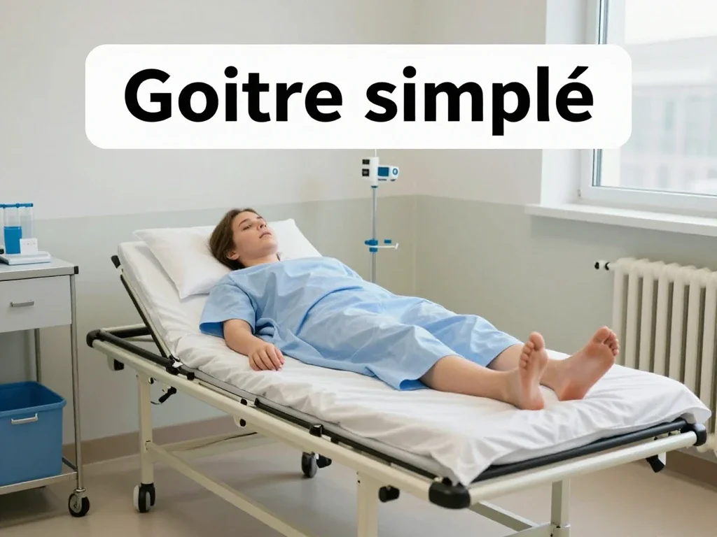 Contexte professionnel illustrant « Goitre simple »