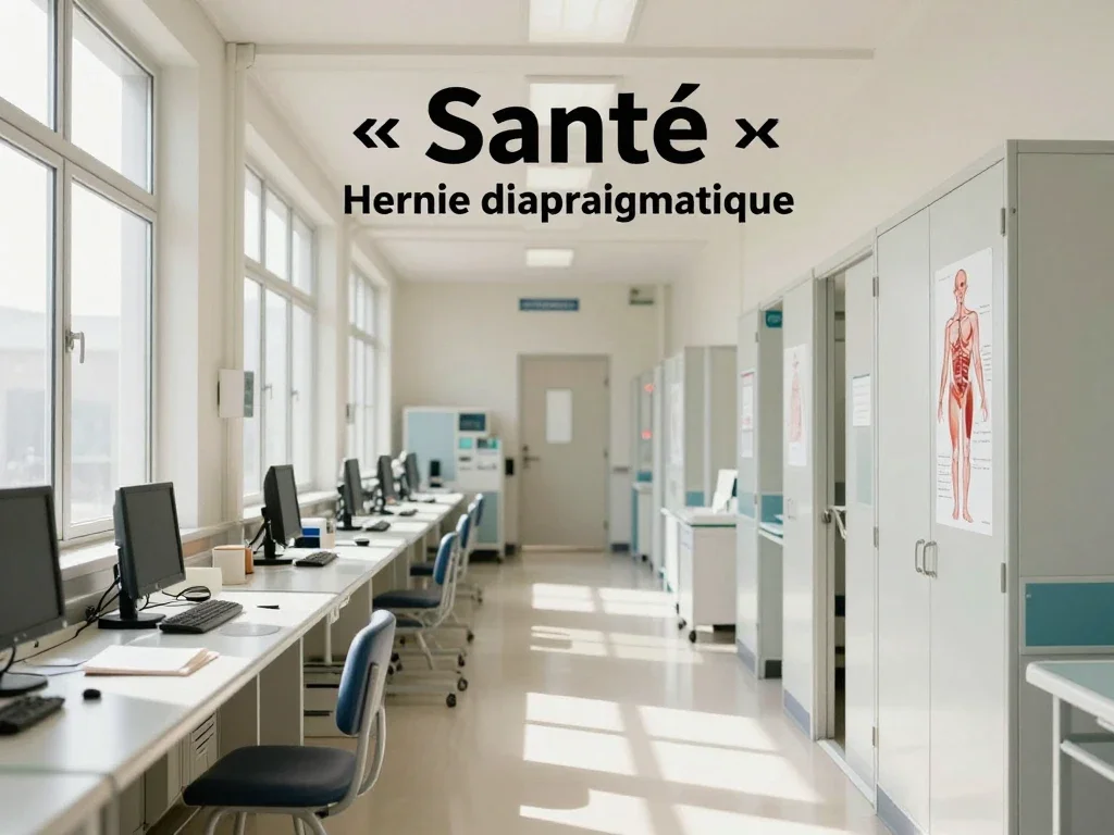 Contexte professionnel illustrant « Hernie diaphragmatique »