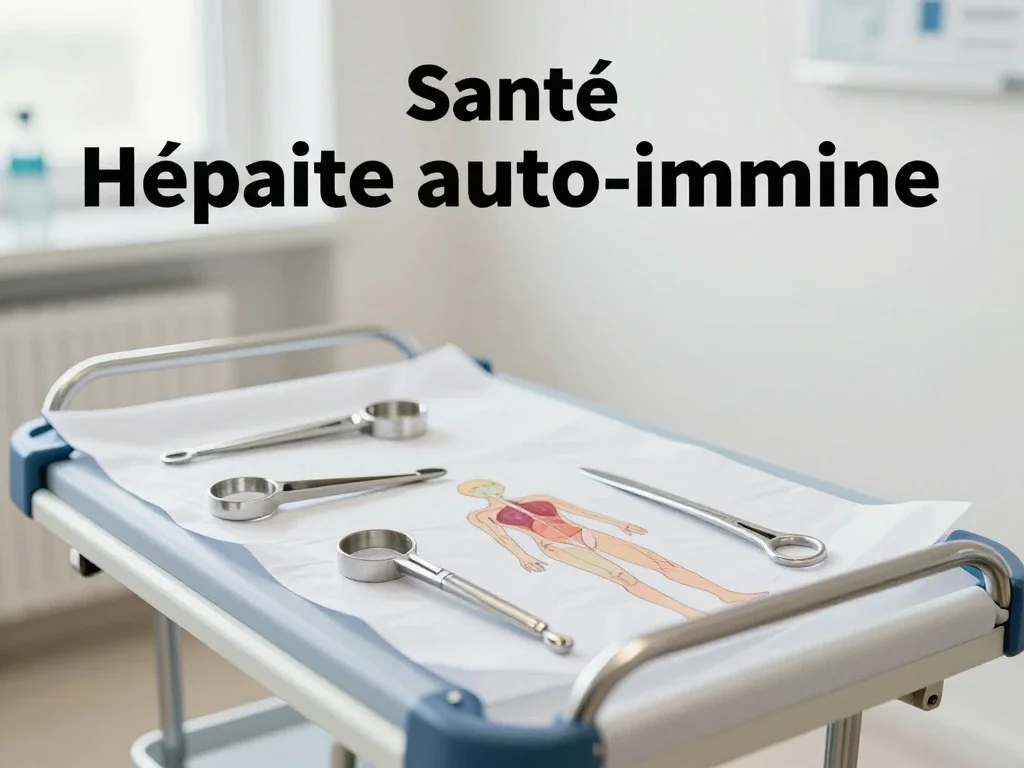 Contexte professionnel illustrant « Hépatite auto-immune »