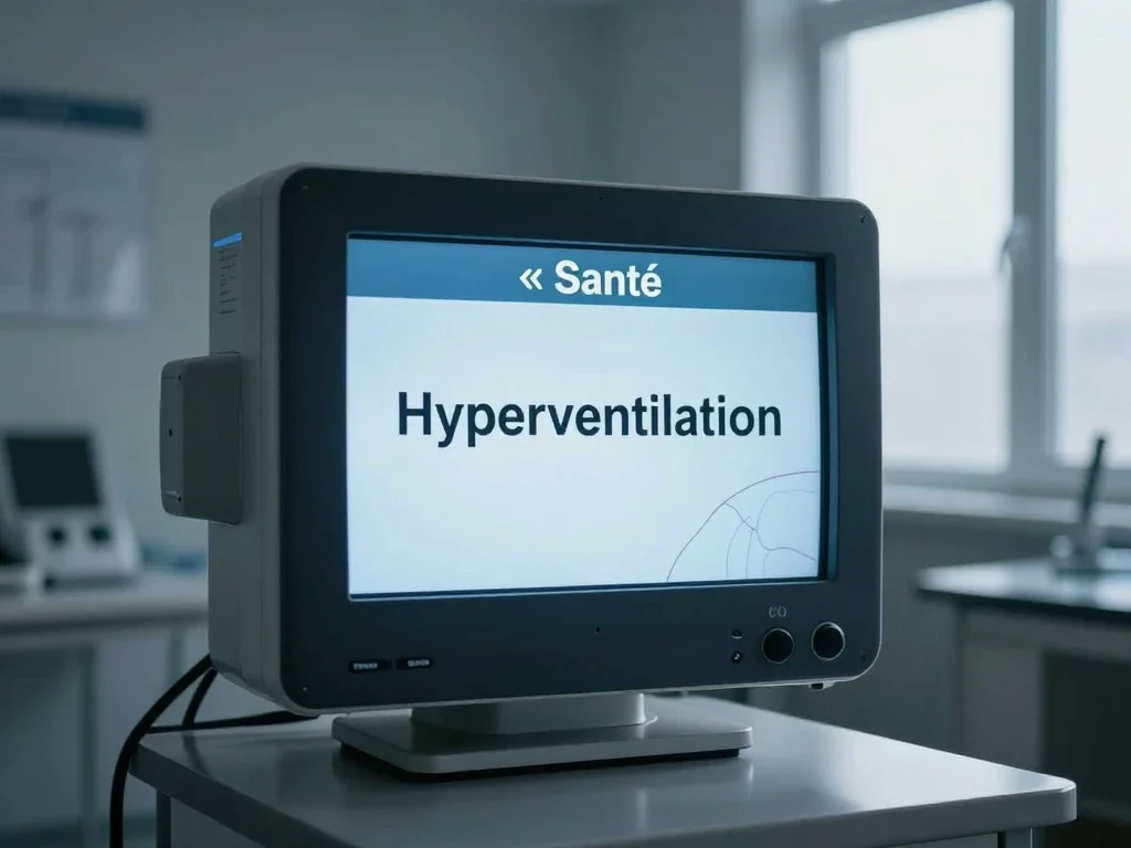 Contexte professionnel illustrant « Hyperventilation »