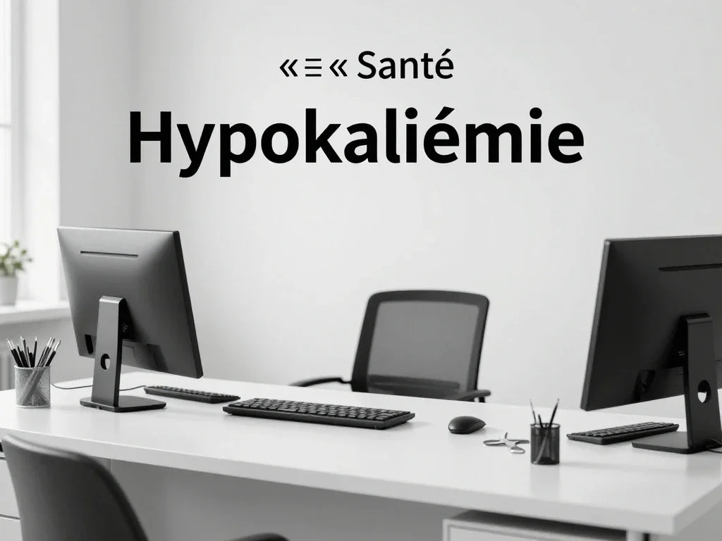 Contexte professionnel illustrant « Hypokaliémie »