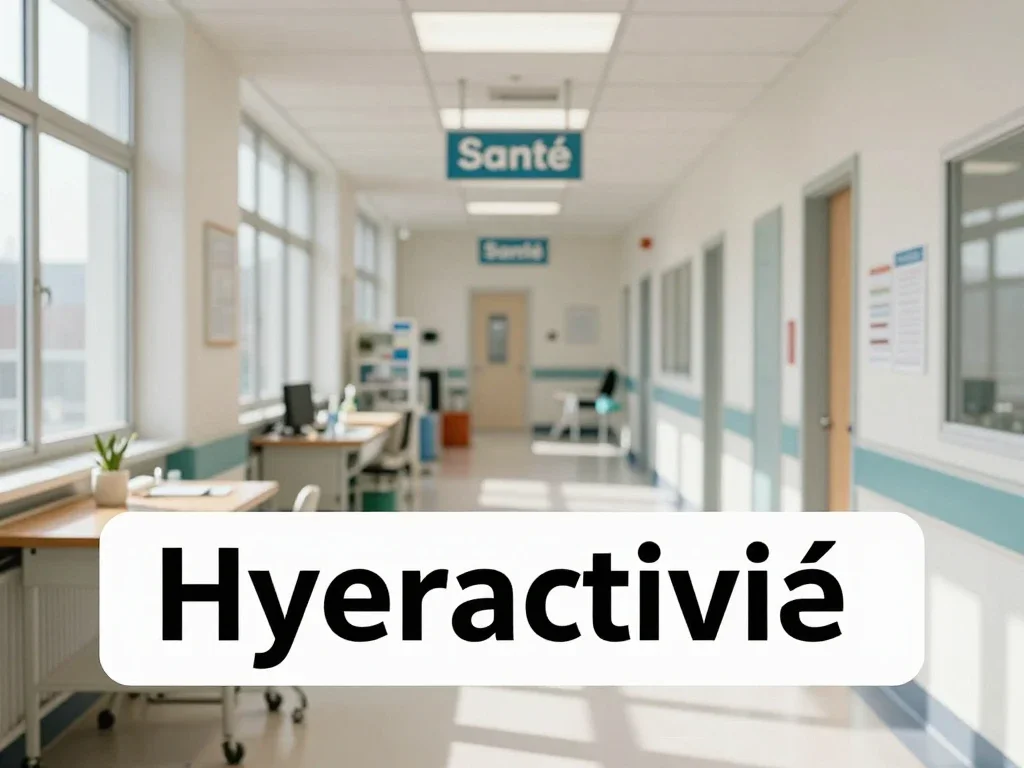 Contexte professionnel illustrant « Hyperactivité »