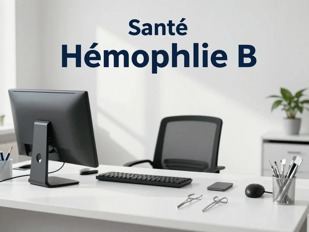 Contexte professionnel illustrant « Hémophilie B »