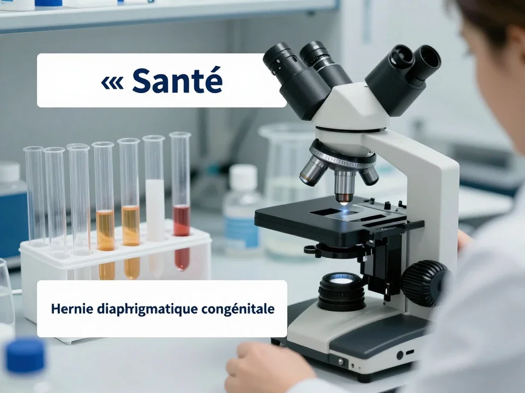 Contexte professionnel illustrant « Hernie diaphragmatique congénitale »