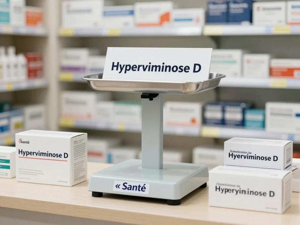 Contexte professionnel illustrant « Hypervitaminose D »