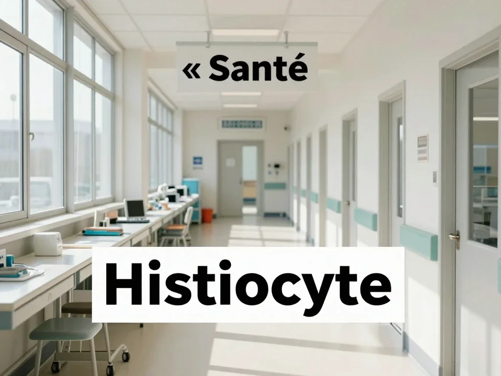 Contexte professionnel illustrant « Histiocyte »