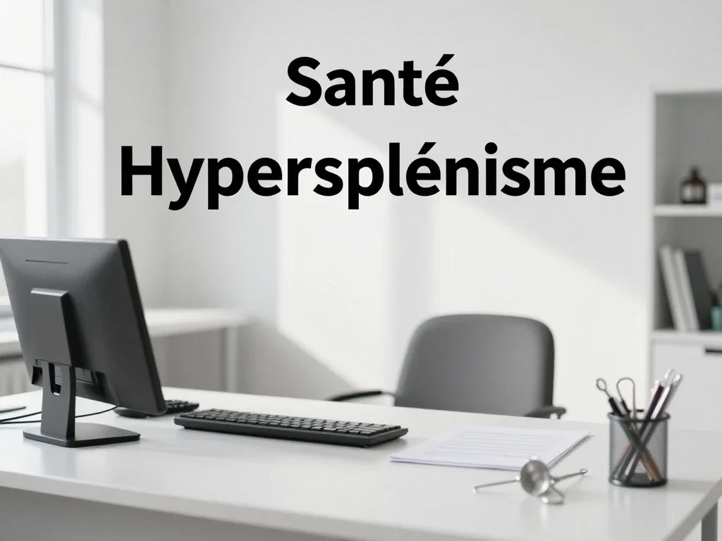 Contexte professionnel illustrant « Hypersplénisme »