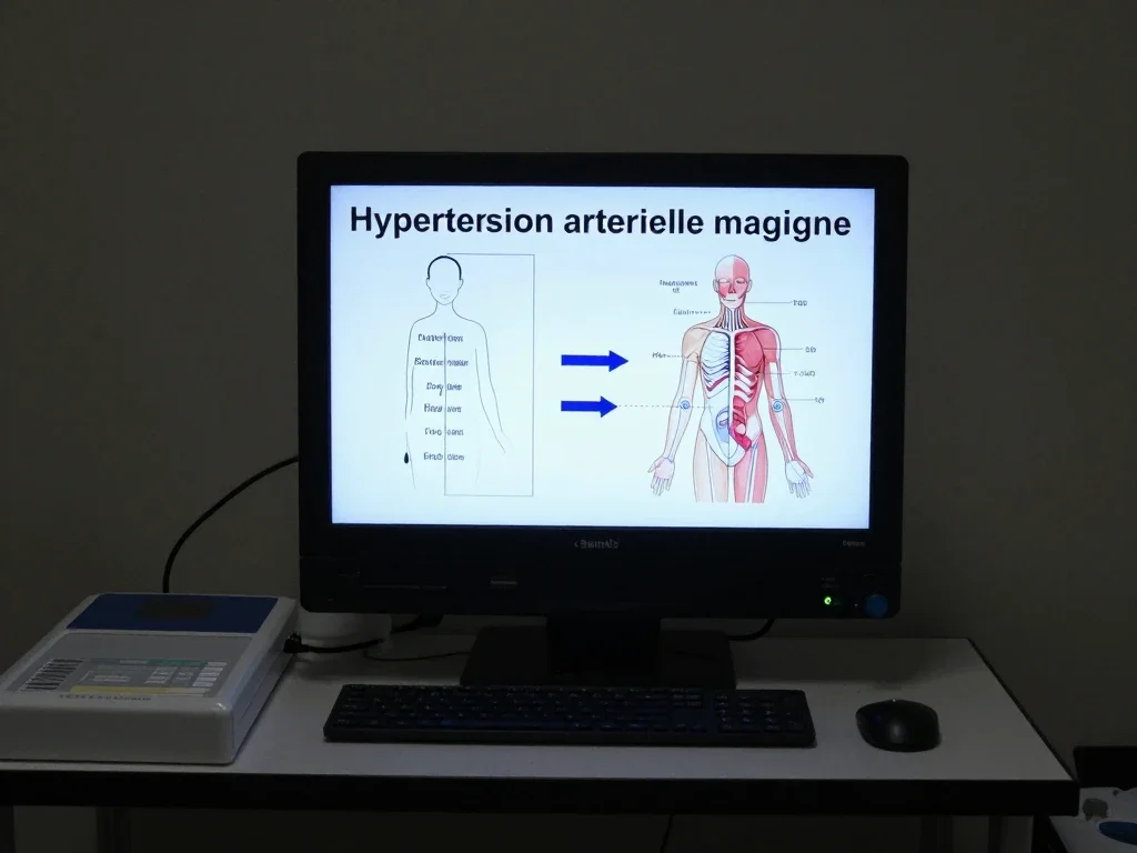Contexte professionnel illustrant « Hypertension artérielle maligne »