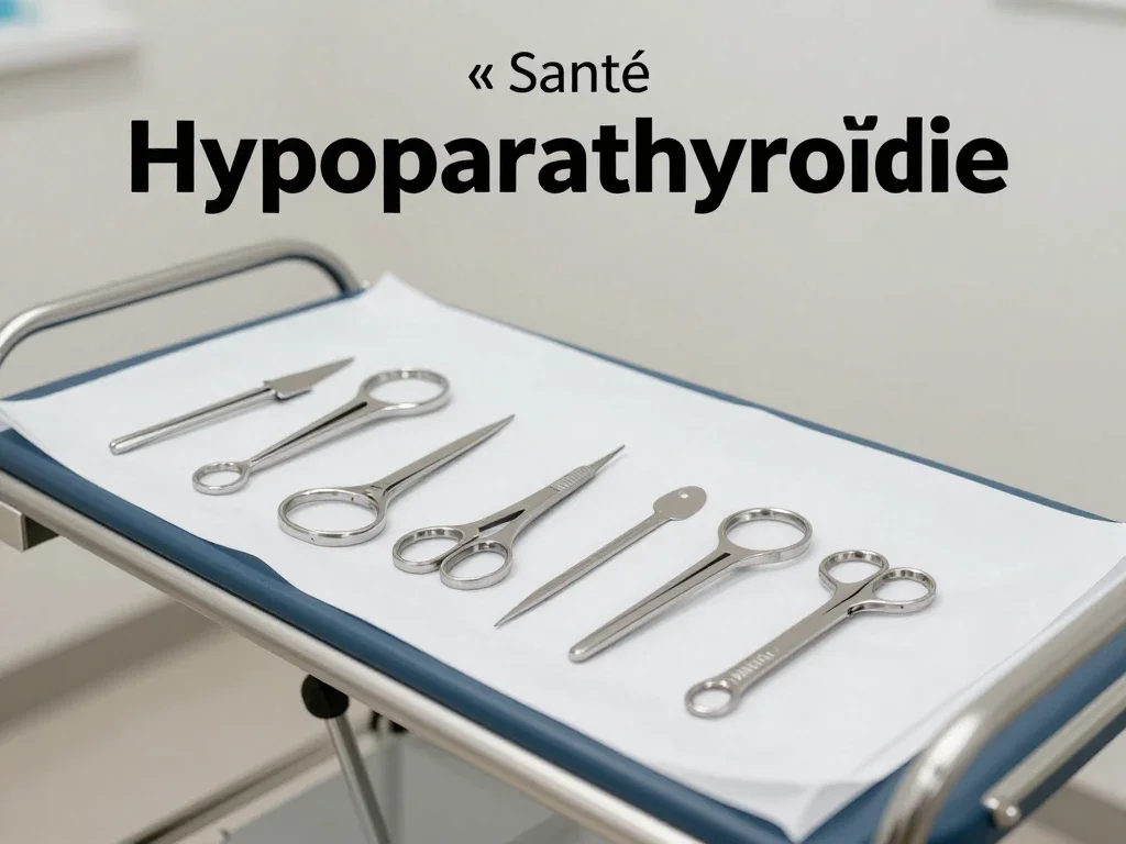 Contexte professionnel illustrant « Hypoparathyroïdie »