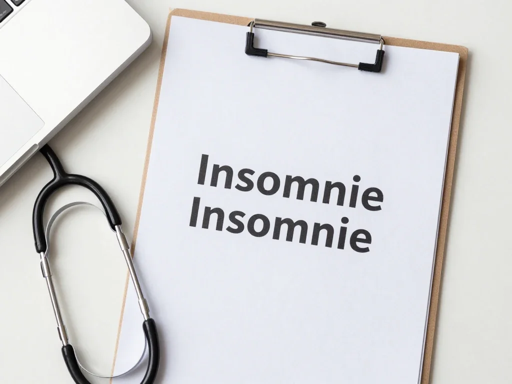 Contexte professionnel illustrant « Insomnie »