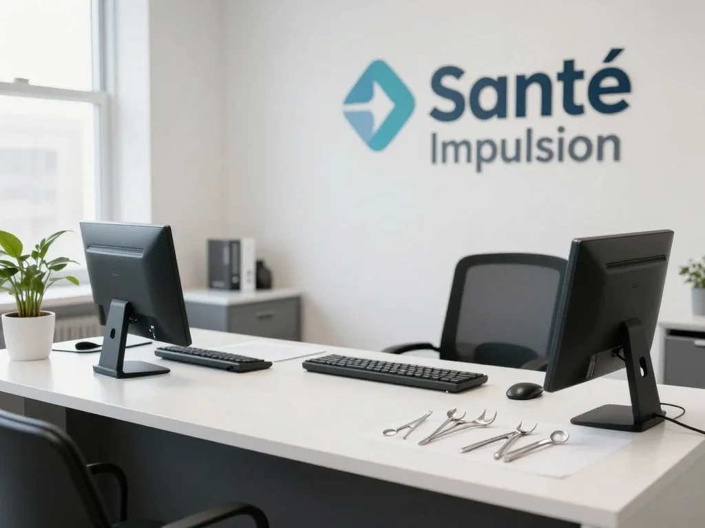 Contexte professionnel illustrant « Impulsion »