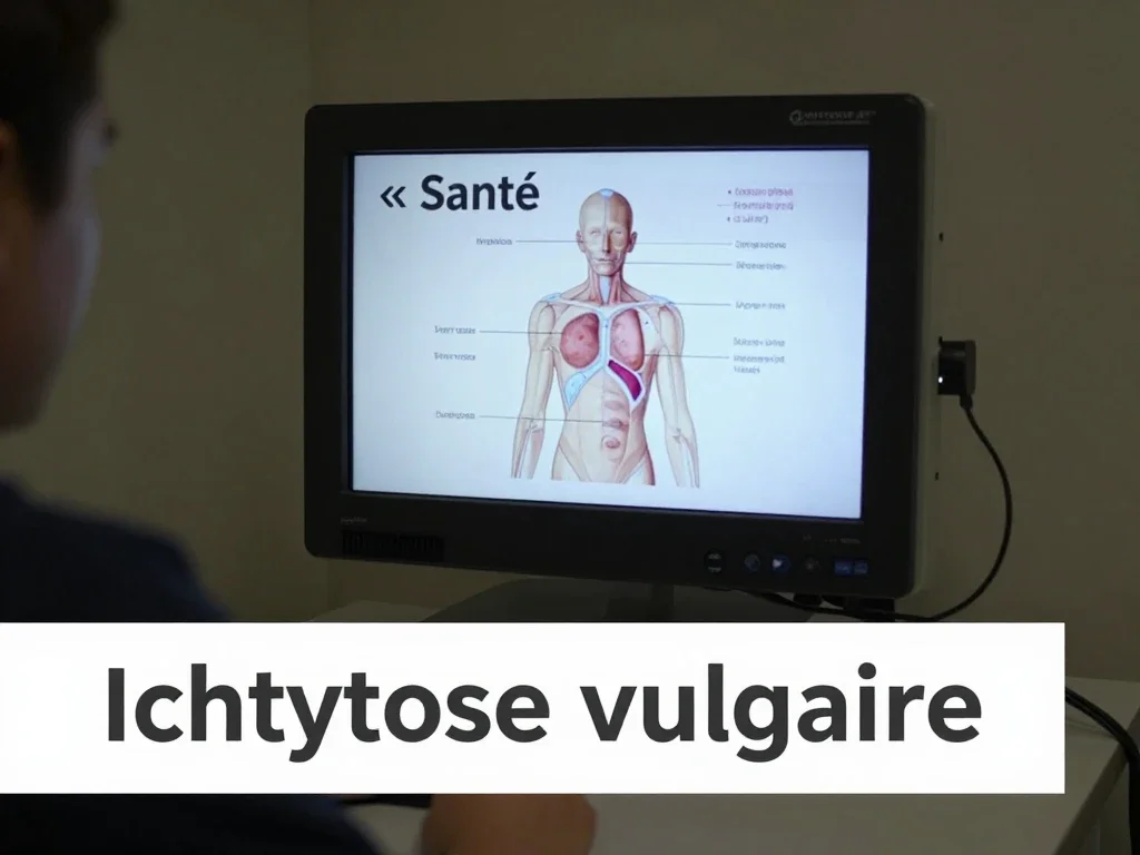 Contexte professionnel illustrant « Ichtyose vulgaire »