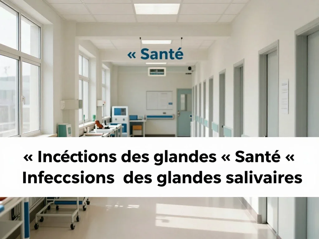 Contexte professionnel illustrant « Infections des glandes salivaires »