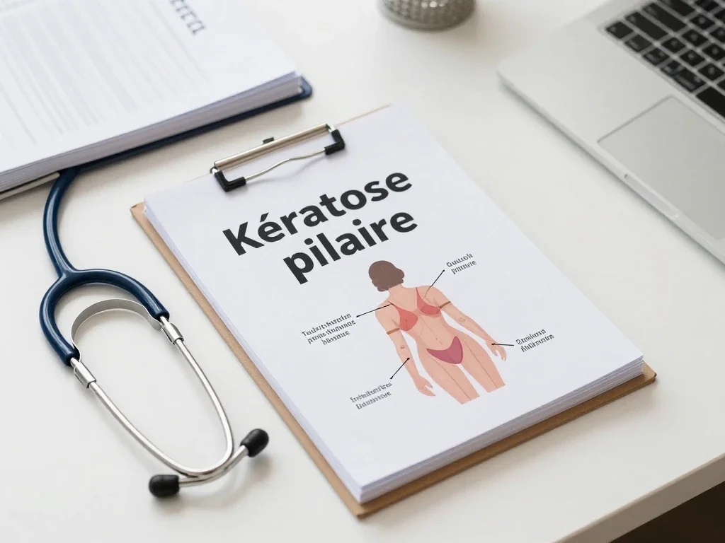 Contexte professionnel illustrant « Kératose pilaire »