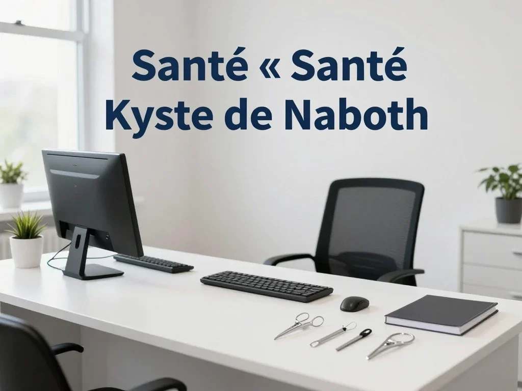 Contexte professionnel illustrant « Kyste de Naboth »