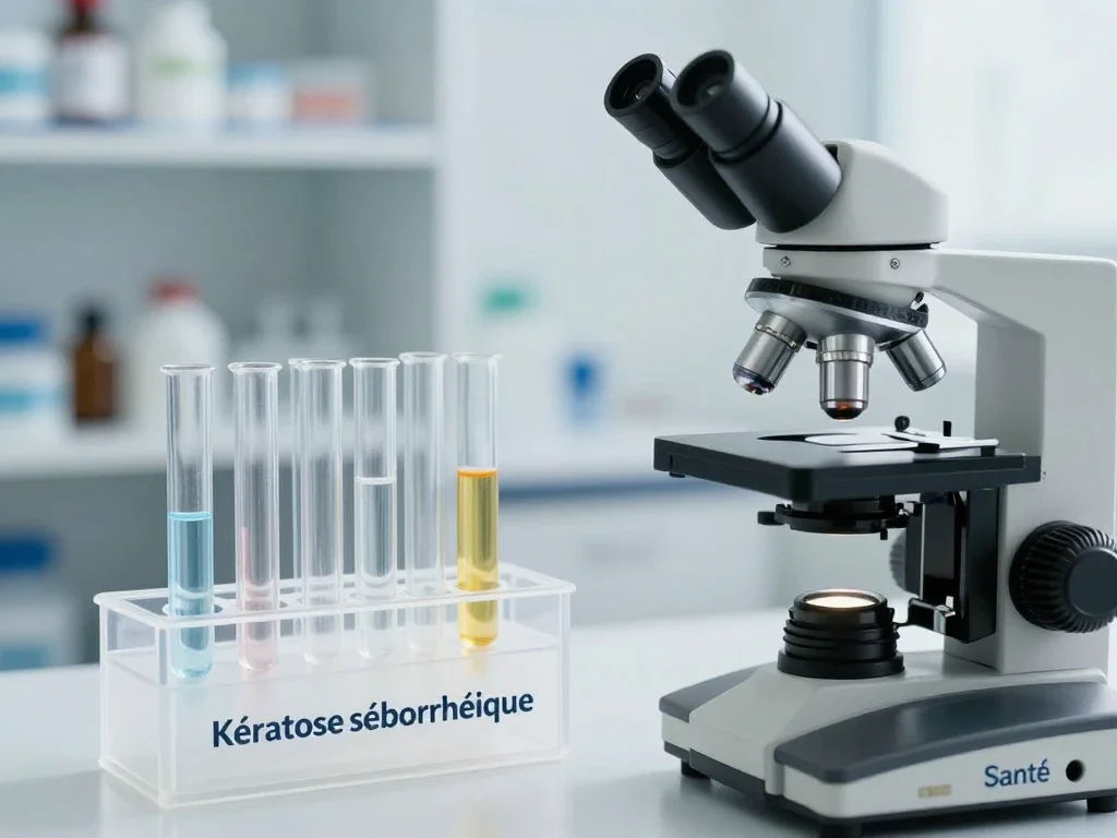 Contexte professionnel illustrant « Kératose séborrhéique »