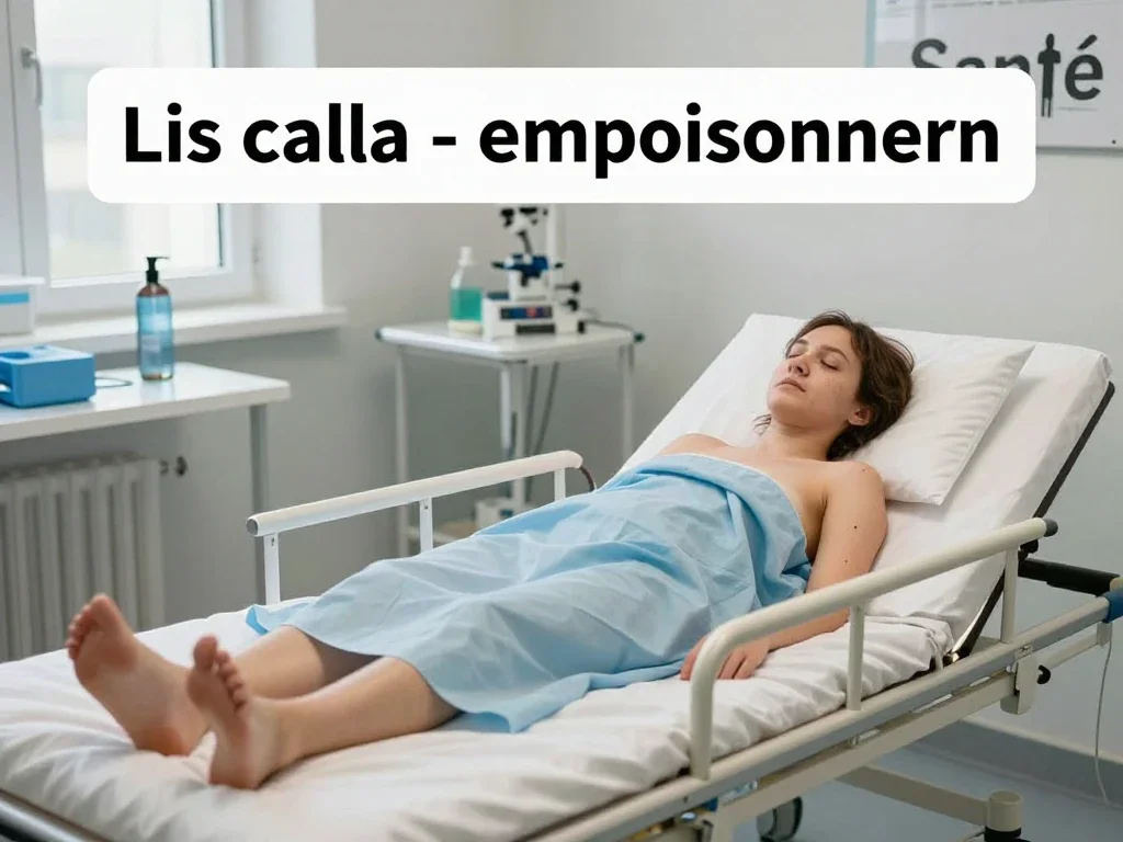Contexte professionnel illustrant « Lis calla - empoisonnement »