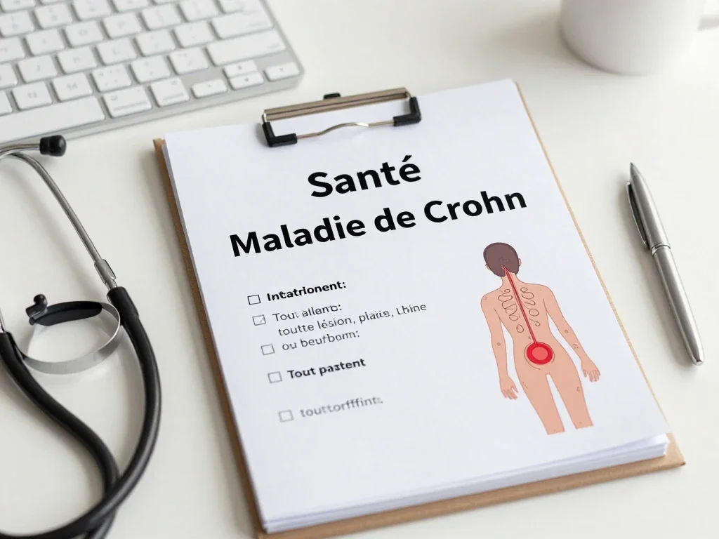 Contexte professionnel illustrant « Maladie de Crohn »