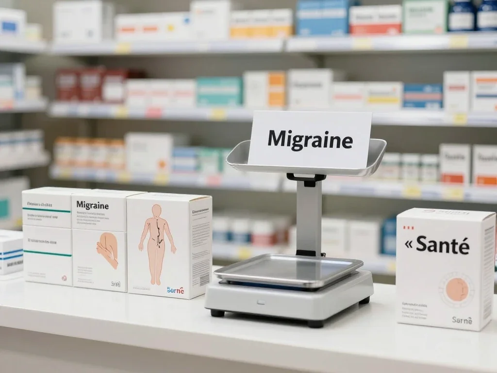 Contexte professionnel illustrant « Migraine »