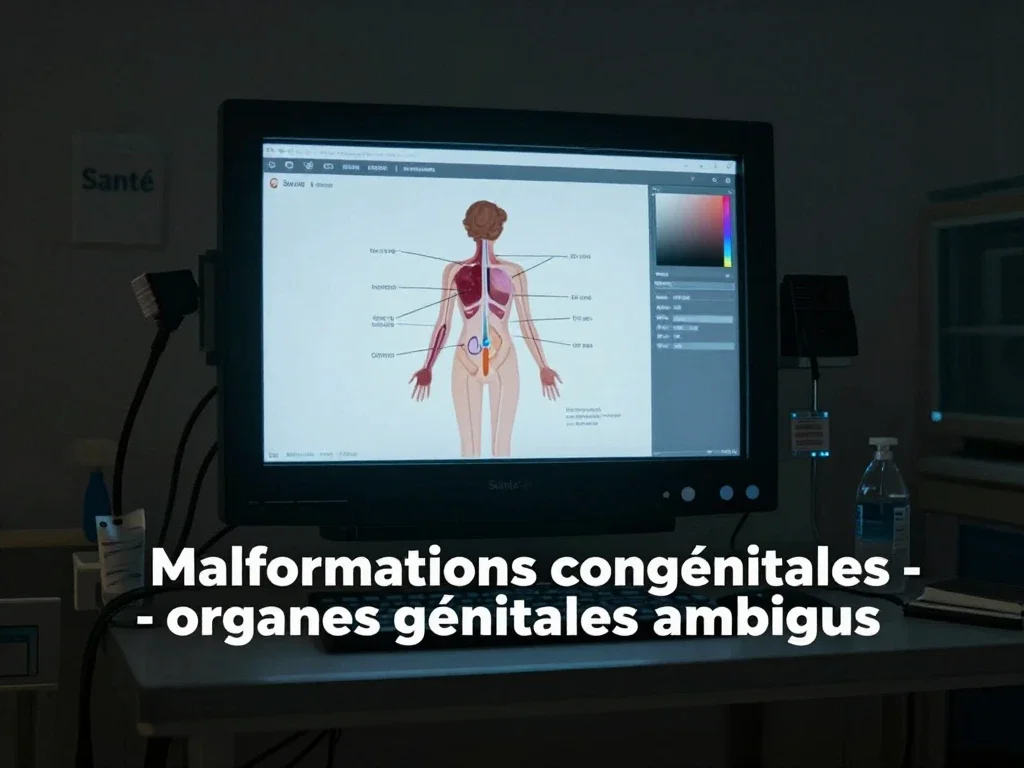 Contexte professionnel illustrant « Malformations congénitales - organes génitaux ambigus »