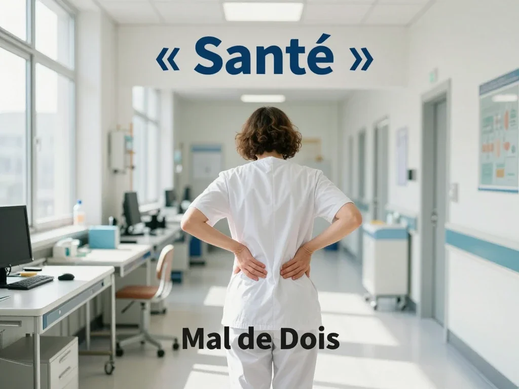 Contexte professionnel illustrant « Mal de dos »